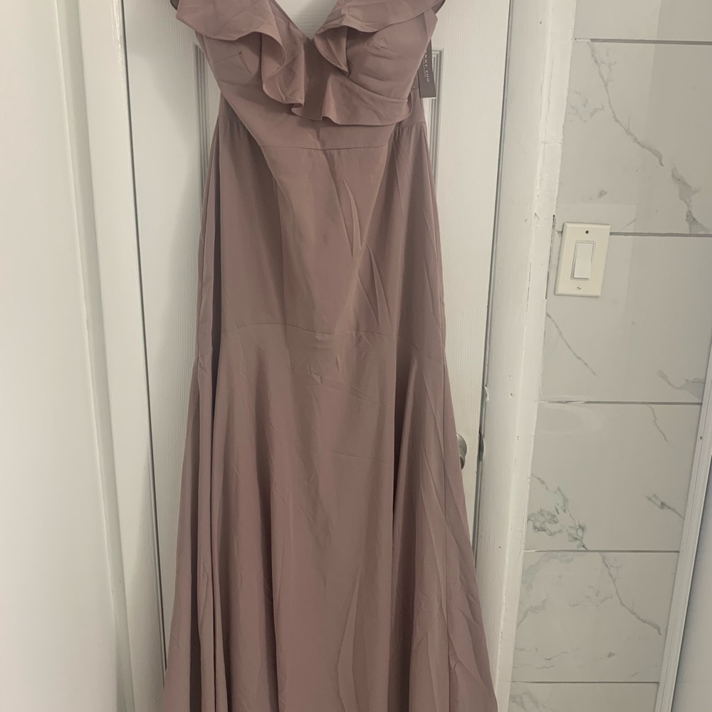 Jenny Yoo Pink Sleeveless Sweetheart Gown